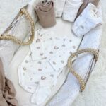 "Beige rainbow" 30 items set