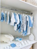 First Baby Wardrobe 30-in-1 «Blue Elephants» - Image 2