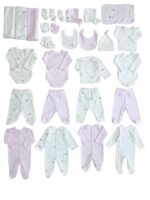 First Baby Wardrobe 30-in-1 «Pink Elephants» - Image 2