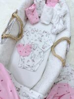 First Baby Wardrobe 30-in-1 «Bunnies and hearts»