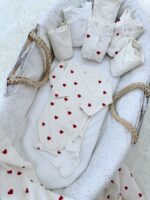 First Baby Wardrobe 30-in-1 «Cream hearts»