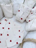 First Baby Wardrobe 30-in-1 «Cream hearts» - Image 16