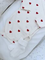 First Baby Wardrobe 30-in-1 «Cream hearts» - Image 14