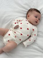 First Baby Wardrobe 30-in-1 «Cream hearts» - Image 18