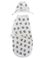 Cocoon swaddle with velcro