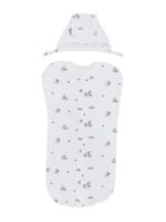 Cocoon swaddle with zipper