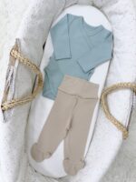 First Baby Wardrobe 30-in-1 «Turquoise dinosaurs» - Image 7