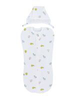 Cocoon swaddle with zipper