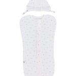 Cocoon swaddle with zipper