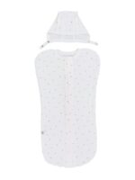 Cocoon swaddle with zipper