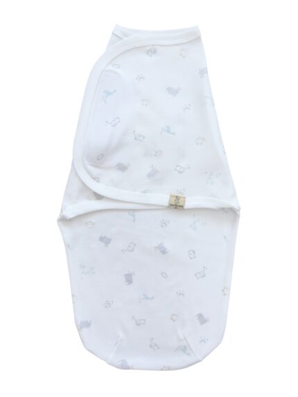 Cocoon swaddle with velcro
