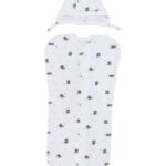 Cocoon swaddle with zipper