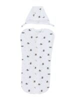 Cocoon swaddle with zipper