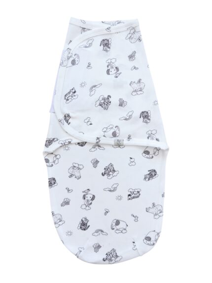 Cocoon swaddle with velcro