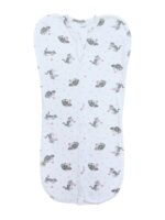 Cocoon swaddle with zipper