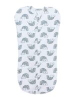 Cocoon swaddle with zipper