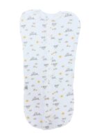 Cocoon swaddle with zipper