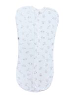 Cocoon swaddle with zipper