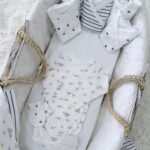 First Baby Wardrobe 30-in-1 «Lambs and stripes»