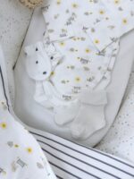First Baby Wardrobe 30-in-1 «Lambs and stripes» - Image 17