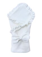 Muslin blanket with bow - Image 2