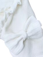 Muslin blanket with bow - Image 4