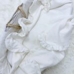 Muslin blanket with bow
