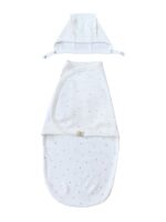 Cocoon swaddle with velcro