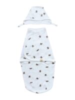 Cocoon swaddle with velcro