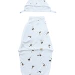 Cocoon swaddle with velcro