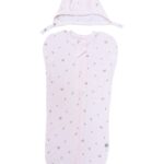 Cocoon swaddle with zipper