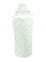 Cocoon swaddle with zipper