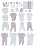 First Baby Wardrobe 30-in-1 «Elephants and powdery» - Image 2
