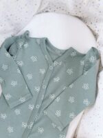 First Baby Wardrobe 30-in-1 «Green flowers» - Image 13