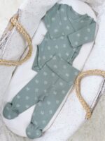 First Baby Wardrobe 30-in-1 «Green flowers» - Image 9