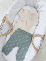 First Baby Wardrobe 30-in-1 «Green flowers» - Image 11