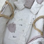 First Baby Wardrobe 30-in-1 «Elephants and powdery»