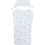 Cocoon swaddle with zipper