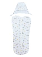 Cocoon swaddle with zipper