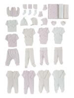 First Baby Wardrobe 30-in-1 «Pink flowers» - Image 2