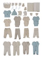 First Baby Wardrobe 30-in-1 «Turquoise dinosaurs» - Image 2