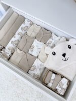 First Baby Wardrobe 30-in-1 "Furry hare with a creamy" - Image 4