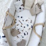 First Baby Wardrobe 30-in-1 "Dinosaur with cream"