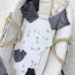 First Baby Wardrobe 30-in-1 "Gray bunnies"