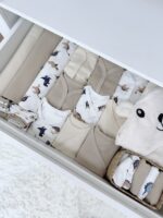 First Baby Wardrobe 30-in-1 "Dinosaur with cream" - Image 4