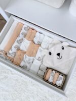 First Baby Wardrobe 30-in-1 "Furry Hare with peach" - Image 4