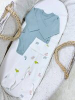 First Baby Wardrobe 30-in-1 "Llamas with turquoise" - Image 4