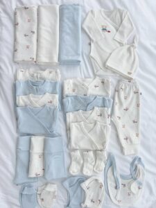First Baby Wardrobe 30 in 1 "Blue bears" - Image 4